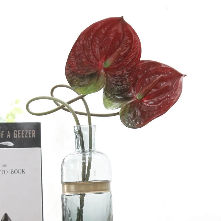 Free Sample Anthurium In Bangkok Wedding Home Decor Flowers Artificial Anthurium