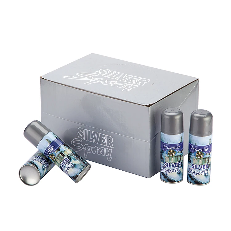 Wholesale Can Be Customized High Quality OEM Christmas Decoration Gold Silver Metallic Spray Paint