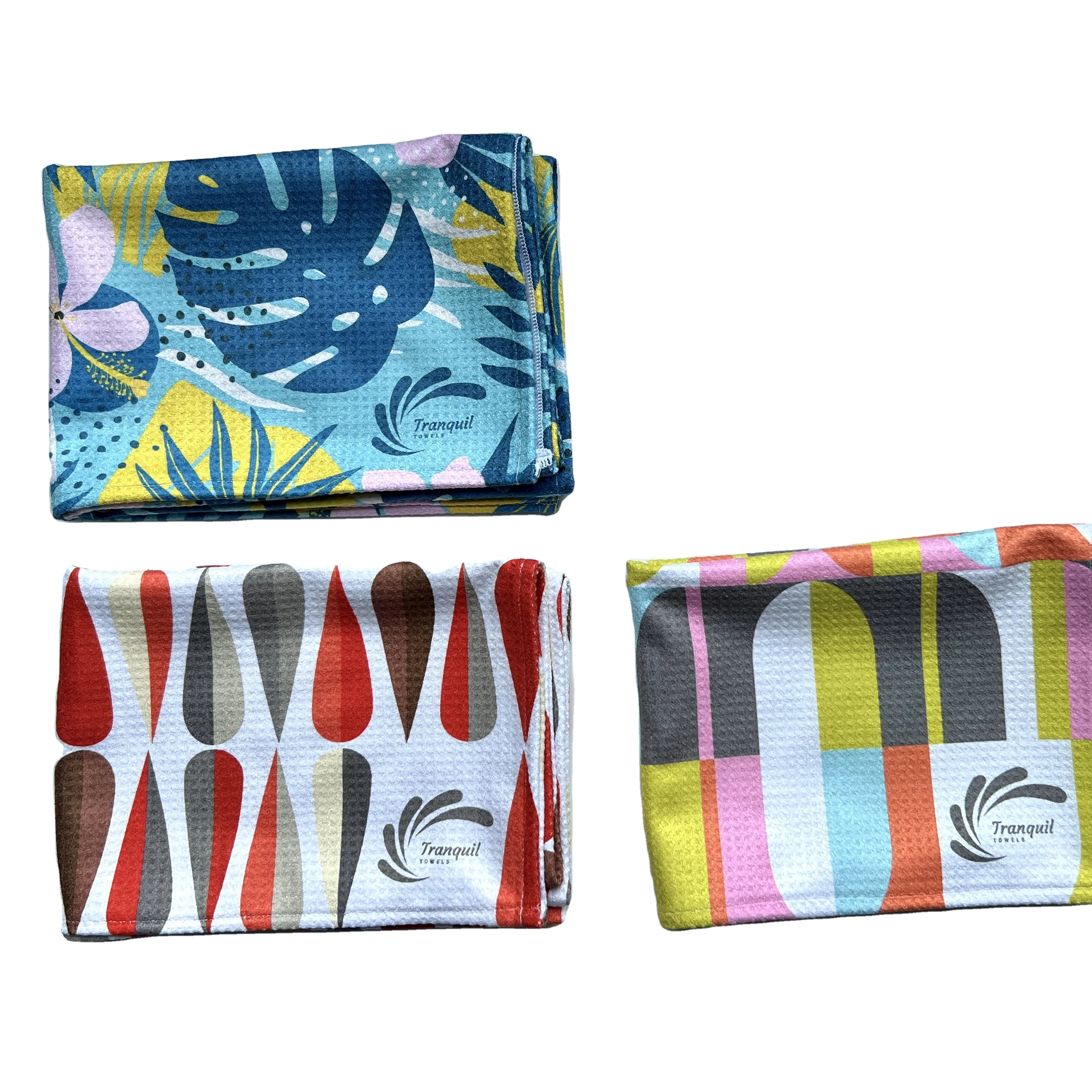 Sublimation 16*24 IN Waffle Weave Hand Towel Customized Print  Tea Towel  Kitchen Towels