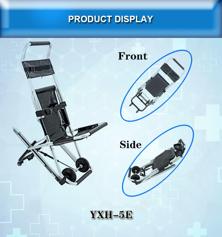 
Quality guarantee transfer patients stair climbing stretcher 