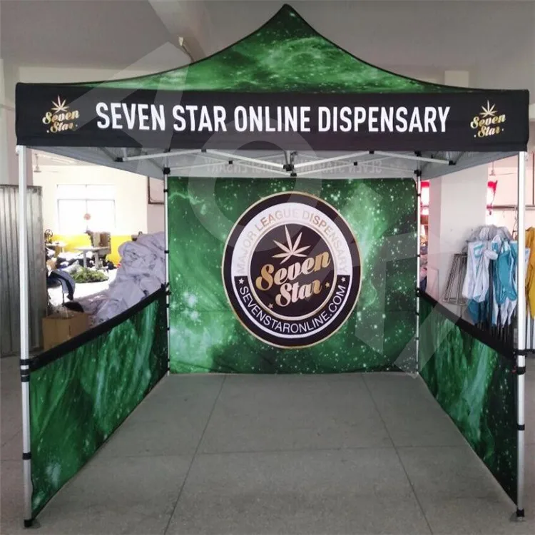 Hexagonal 40mm pipe Wholesale Hexagon Pop up Folding Advertising Tent for Event