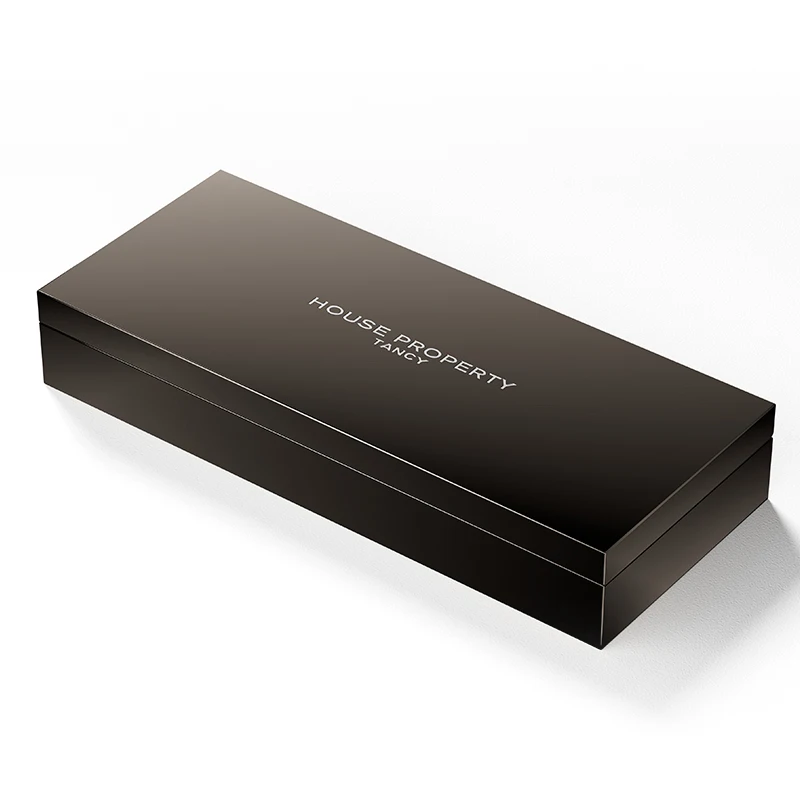 Key Business Name Card Credit Card Box Gift Box Custom logo Wooden Key Sports Card Storage Box