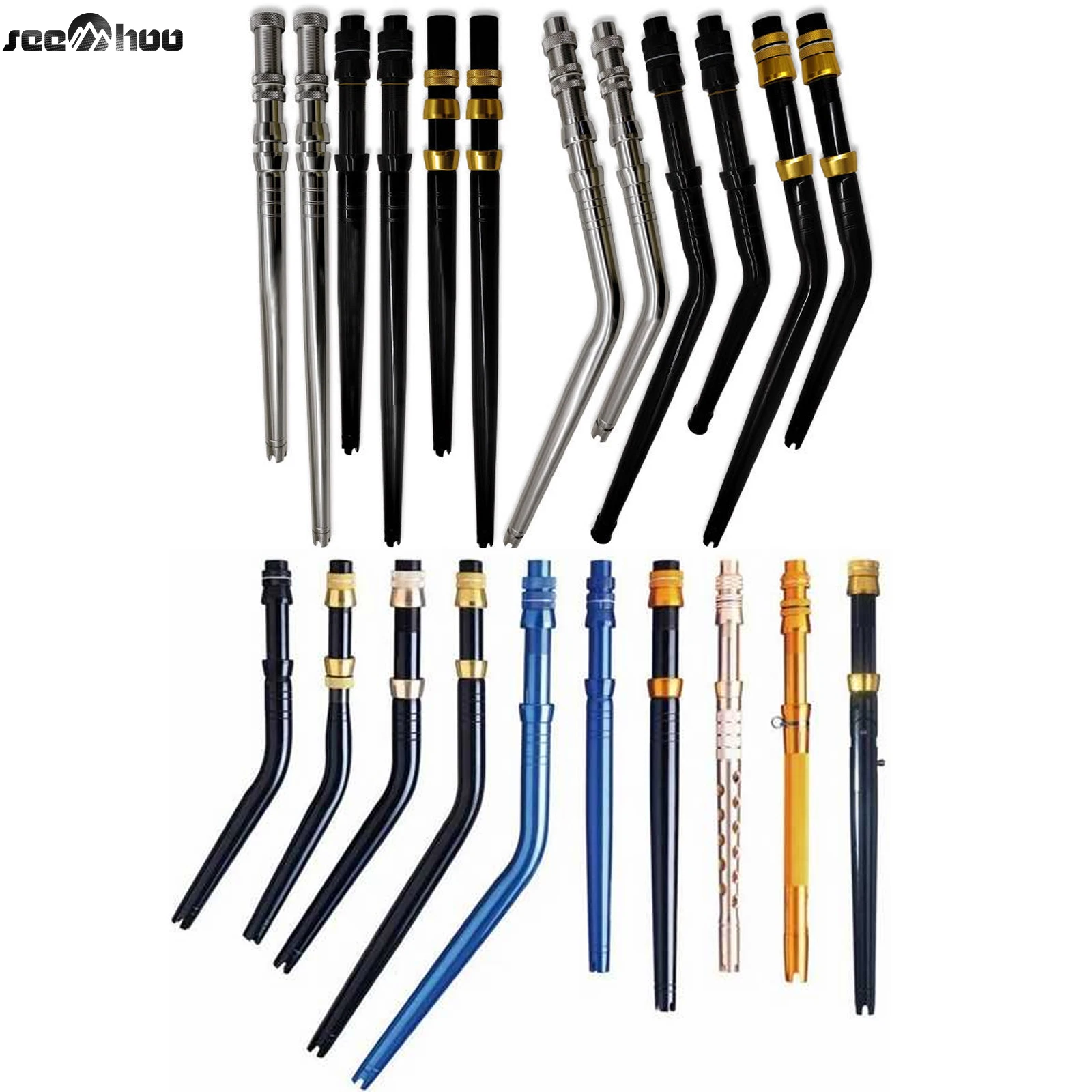 Seehoo JIGBASS Big Roller Guide Offshore Bent Butt Saltwater Boat Heavy Duty Trolling Rods Deep Sea Tuna Trolling Rod