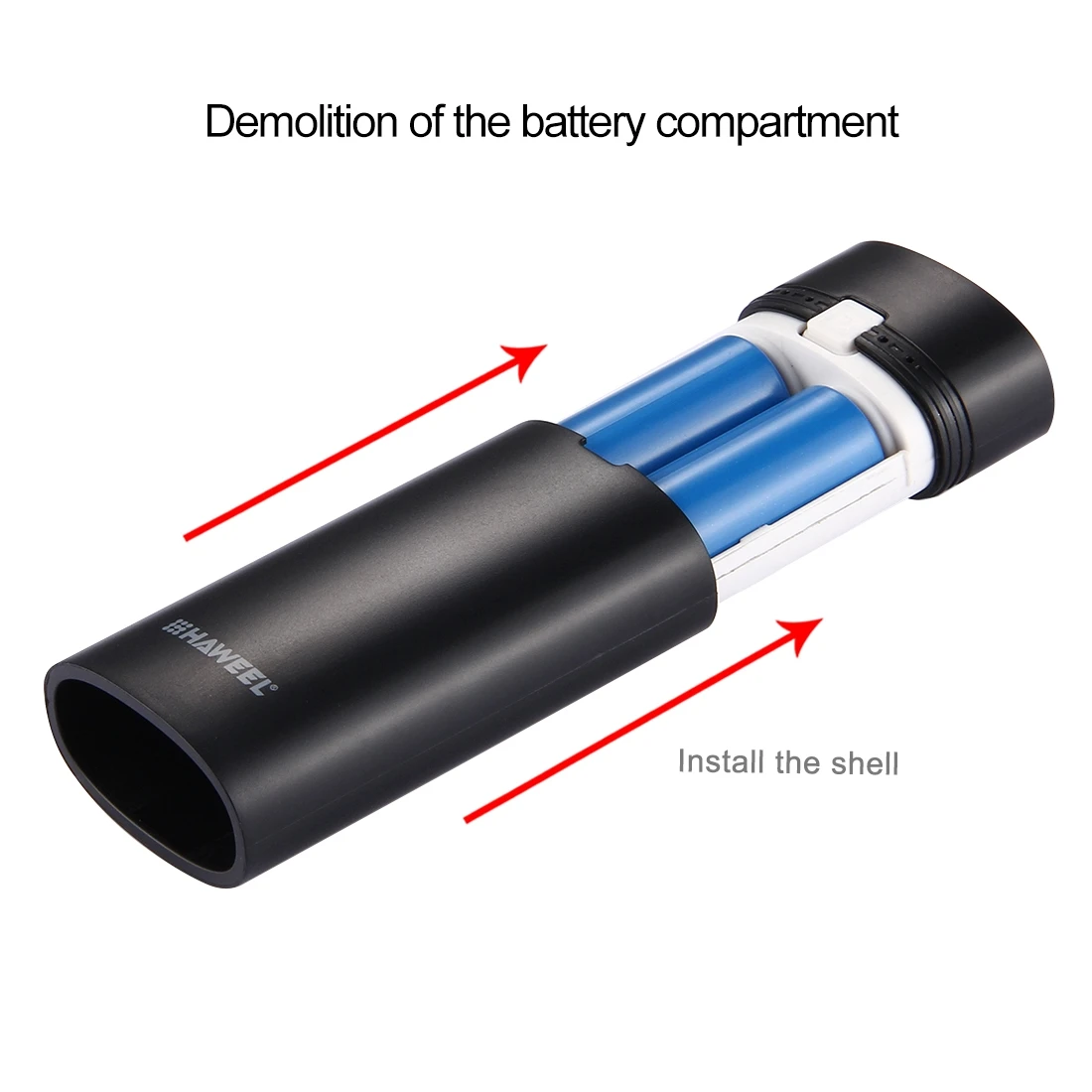  DIY 2x18650 корпус батареи портативное зарядное устройство чехол коробка USB порт со светодиодным индикатором без
