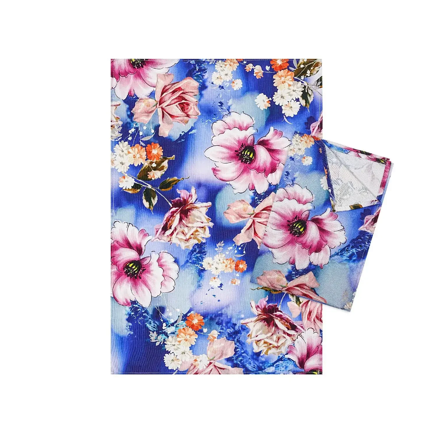 Wholesale High quality 100% cotton linen fabric tea towel with customized design