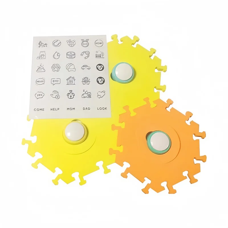 Wholesales small recordable dog button set recording interactive pets button
