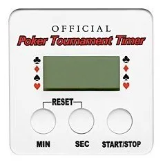 Official Poker Tounament timer  dealer button