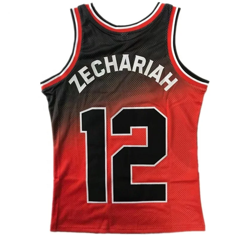 Full digital print basketball uniforms polyester mesh basketball tops