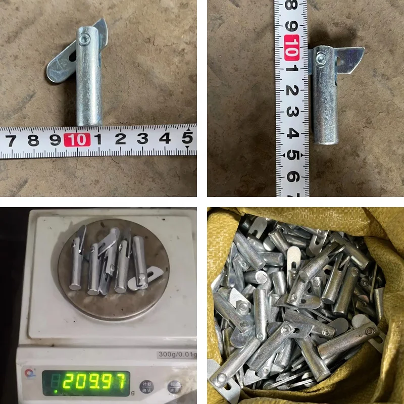 Construction Material Galvanized Scaffolding Brace Pin Lock for H Frame Scaffold Formwork