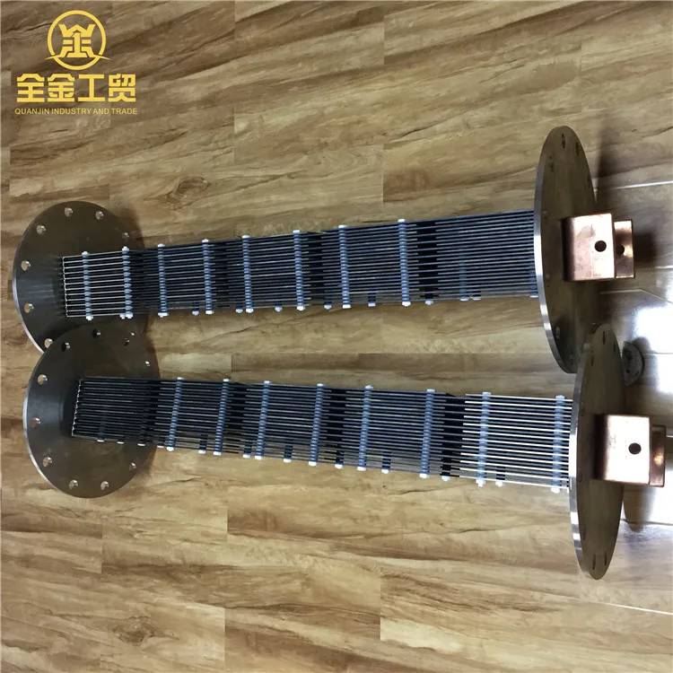 Ruthenium iridium coating titanium anode for sodium hypochlorite generator