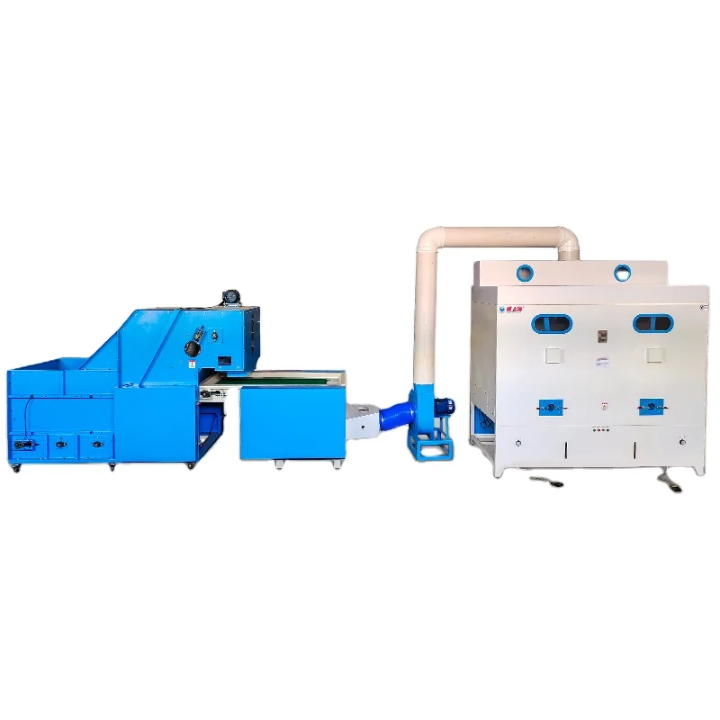 Customization production line automatic cotton opening and  filling machine