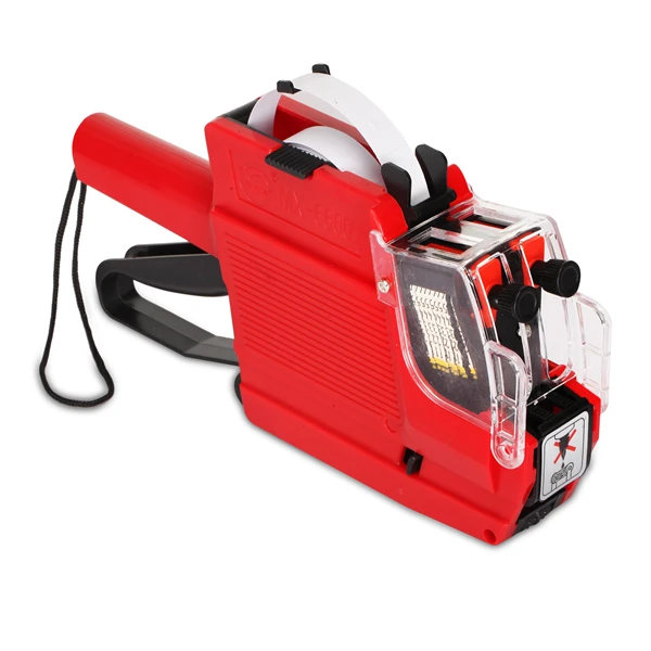 Portable MX6600 Pistola Etiquetadoras Two Lines 10 Digits Price Labeler Gun