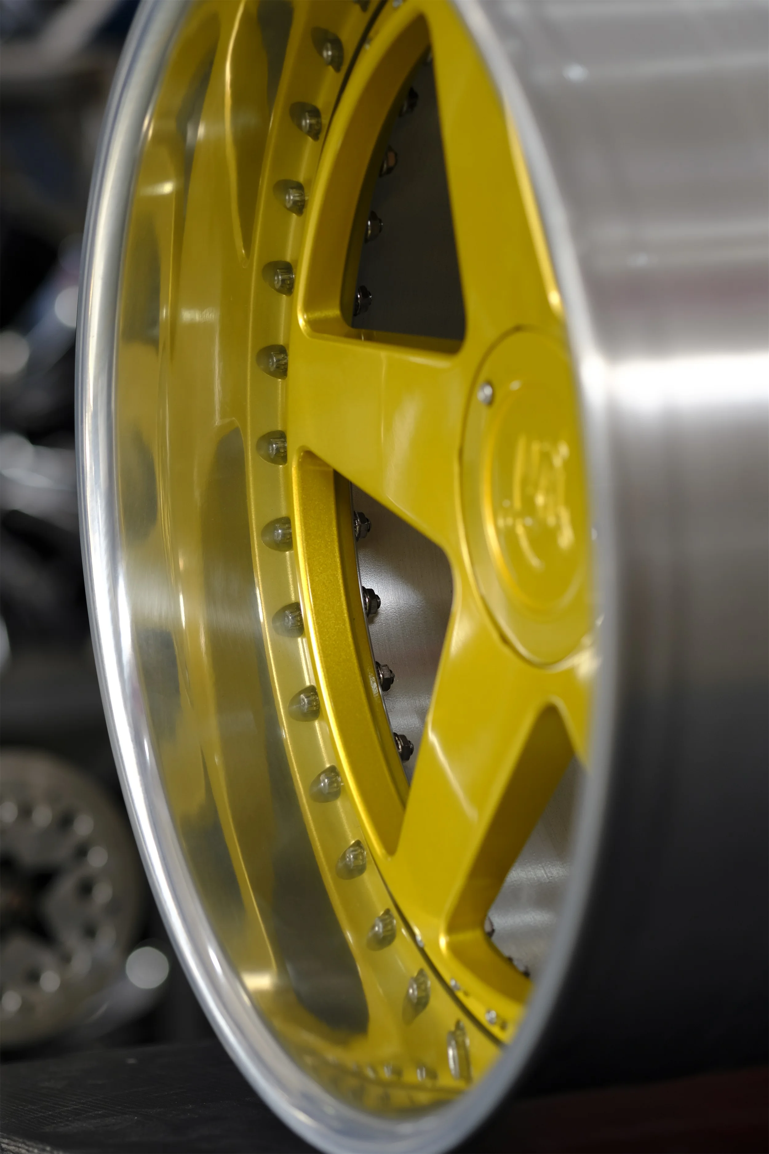 22 Inch Custom Forged Wheels For Vossen Hf5 Forged Chrome Magnesium Deep Lip