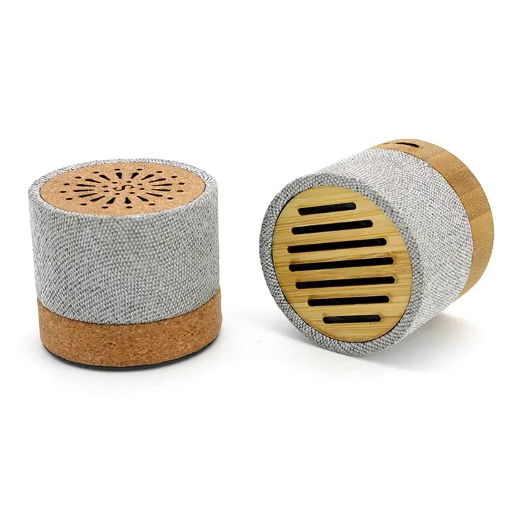 FOCUS Wholesale Promotional Gift Bluetooth Speaker Eco-friendly Bamboo Wireless Speaker Portable Bluetooth Speaker Business Gift