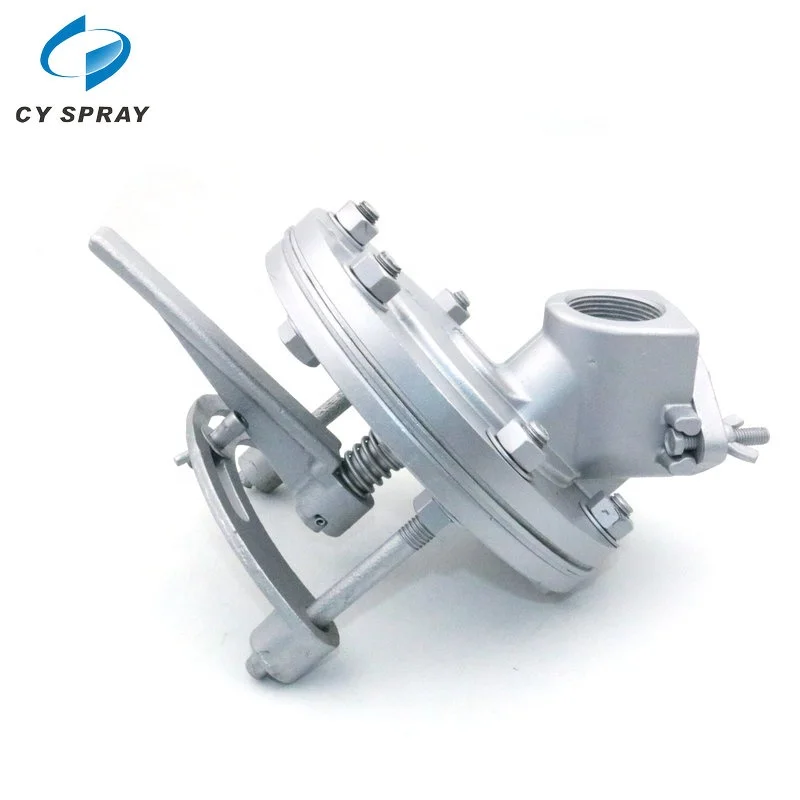 Aluminum Manual High Pressure Blasting Machine Sand Tank Lower Sand Valve Flow Control Valve