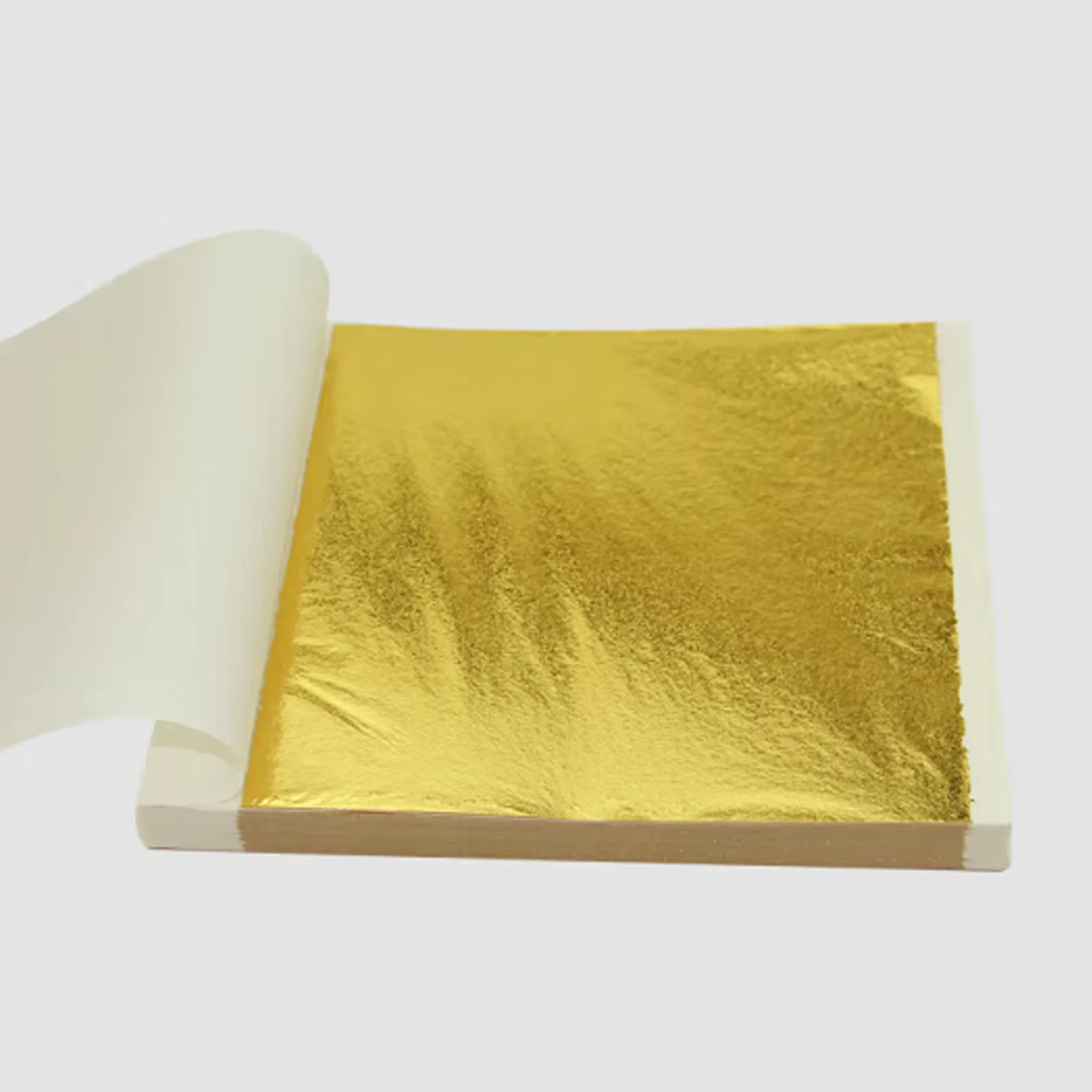 Hot Selling Edible Cake Genuine Gold Artificial Pure Gold Foil Leaf 24k Flakes Decoration Sheet 24 Karat Edible Gold Leaf