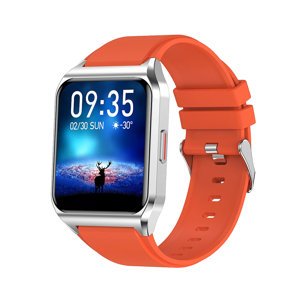 Online Smart Watch Low Power Consume Heart Rate Sleep Payment Body Temperature H60 Smartwatch Band Customizable SDK Provided