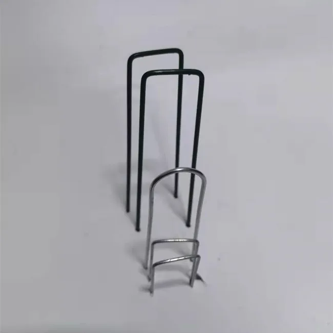 Landscape Sod Staple Metal Garden Stake Ground Stakes Tent Pegs 6 Inch 11 Gauge Steel Galvanized U Shaped Turf Nails