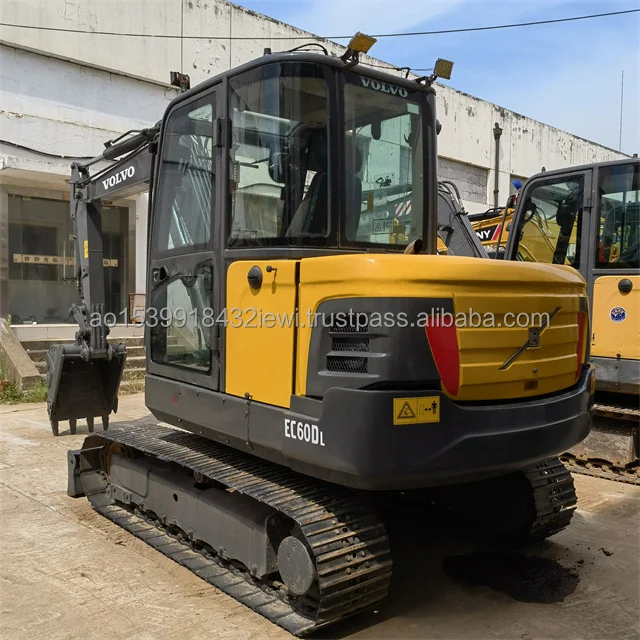 Original Volvo EC60DL used excavator crawler excavator VOLVO excavator