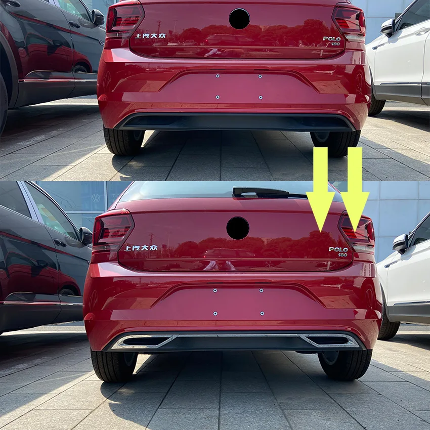 Car Diffuser Hot Sale In US For VW POLO 2018-2024 Rear Diffuser For VW POLO Rear Diffuser