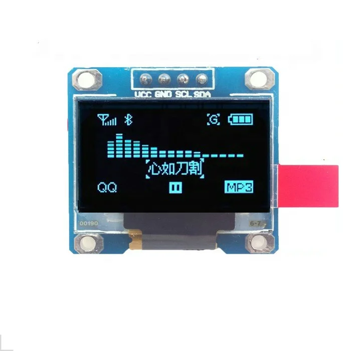 0,96 дюймов синий I2C межсоединений интегральных схем SSD1306 связи 128*64 OLED LCD жидкокристаллический модуль