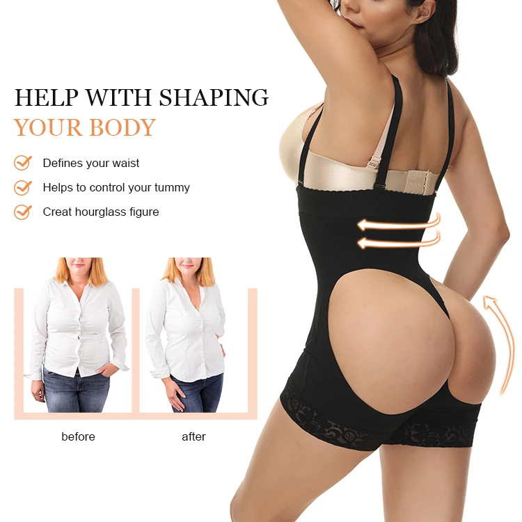 Wholesale Women Tummy Control Butt Lifter Hip Full Body Shaper Thigh Slimmer Shorts Waist Trainer Slimming Underwear
