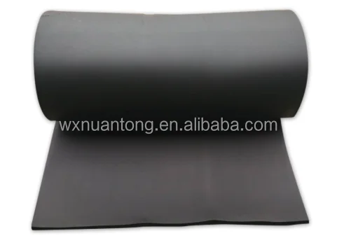 25mm thickness rubber insulation NBR foam rubber thermal sheet board price