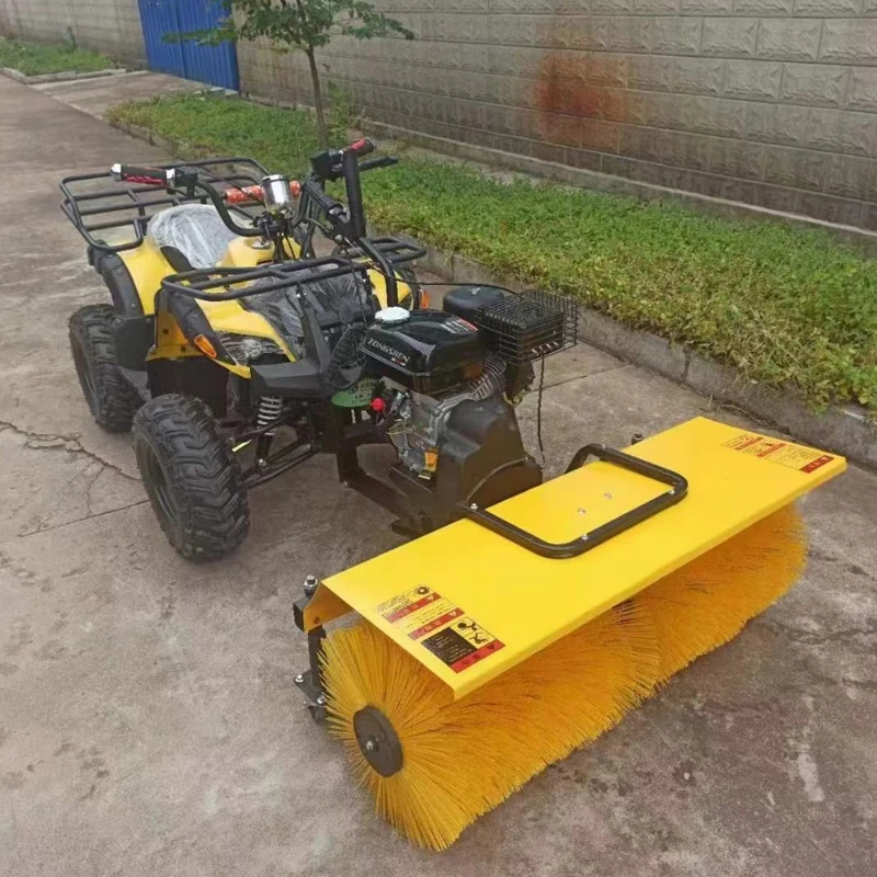 Latest Style Four-Wheel ATV Snowplow Vehicle with Electric Start Core Gear and Engine Components Snow Shovel Accessory