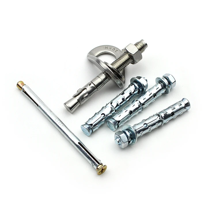 30Kn 304 Stainless Steel Rock Climbing Anchor With Expansion Bolt Length 100mm