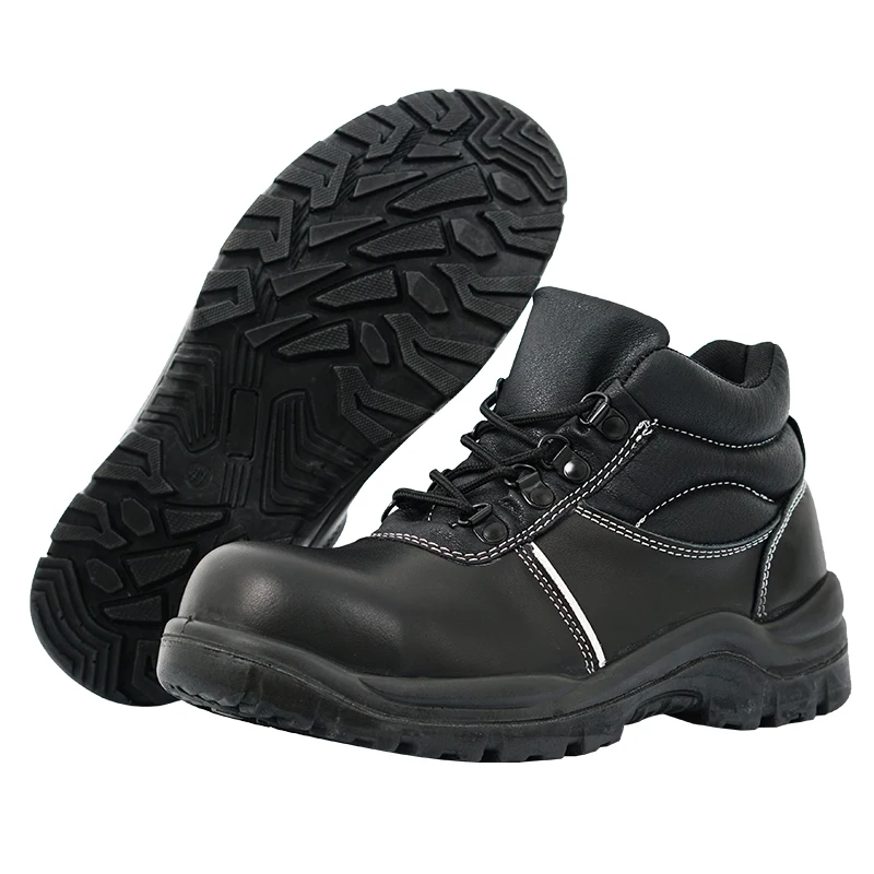 2022 New Arrivals Men Oil Resistant Safety Shoes Industrial Work Safety Boots With Steel Toe