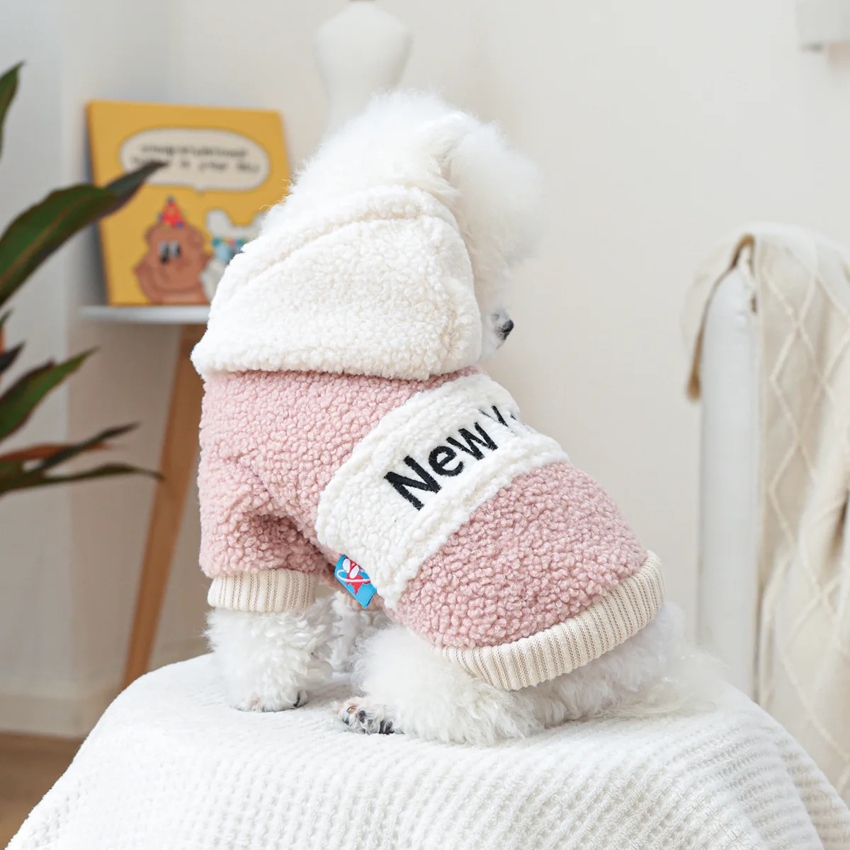 Blank warm dog winter clothes dogs hoodies fleece sweats small dog hoodies New York