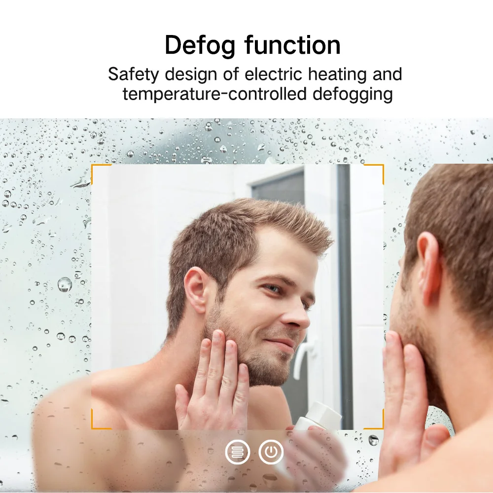 2024 Jitai Circular Luxury Top End Wall Mounted Modern Bathroom Cabinet Mirror