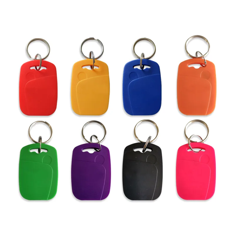 13.56MHZ Programmable ABS RFID keyfob/Keychain For Access Control