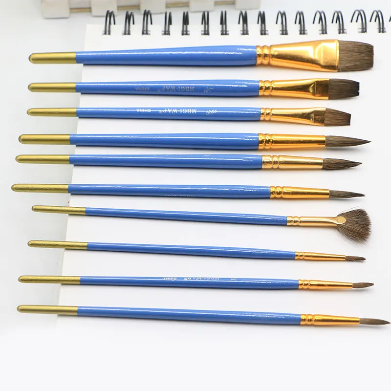 Bview Art Professional Artist Supplier Newest Artist Drawing Brush Set