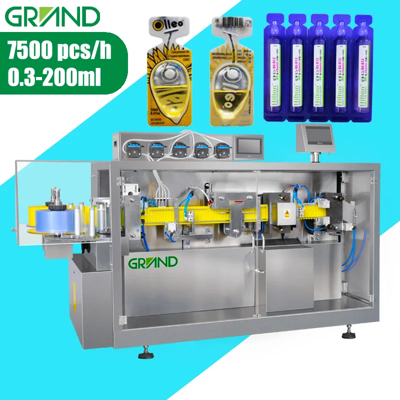 GGS-118 liquid honey olive oil automatic plastic bottle forming filling sealing machine