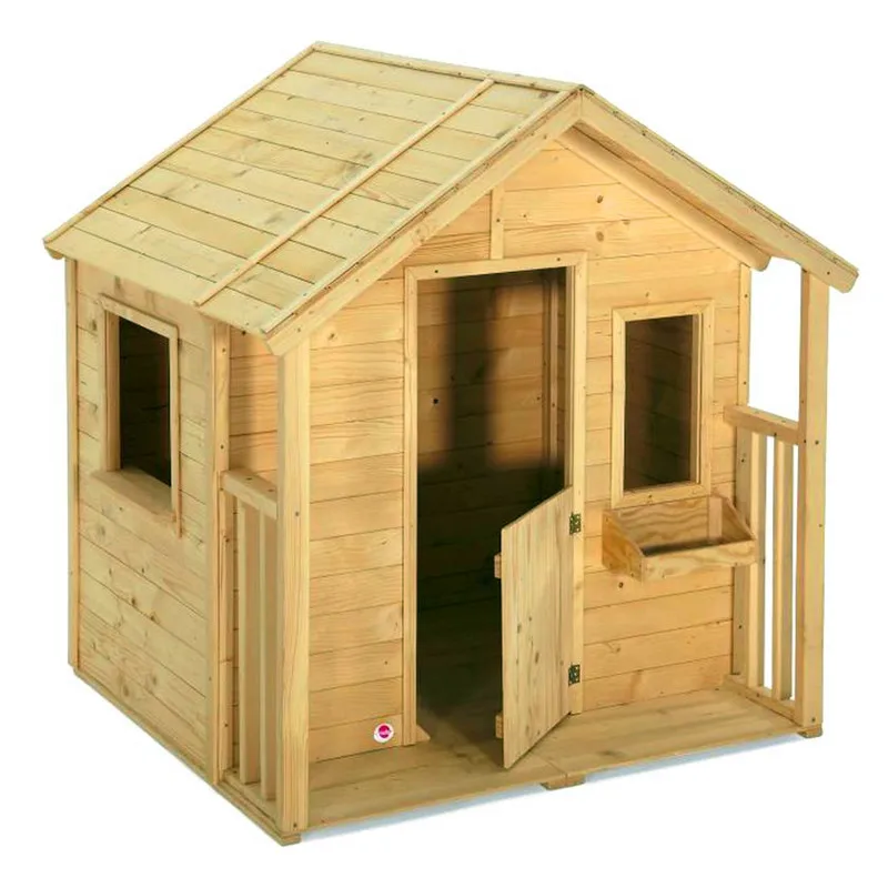 
Wooden Outdoor Playhouse for Kids customized made wood house 