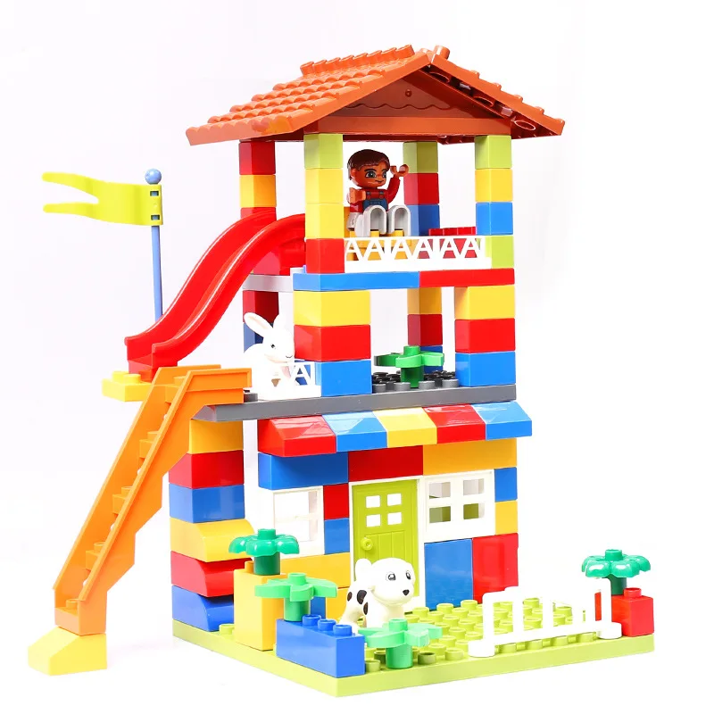 plastic block building block construction toys diy toy 89 pcs