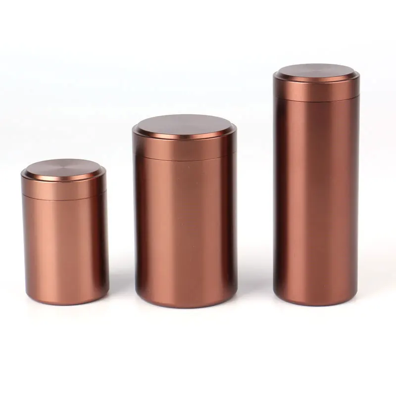 
In stock 5ml-250ml custom rose gold aluminum cosmetic jar 
