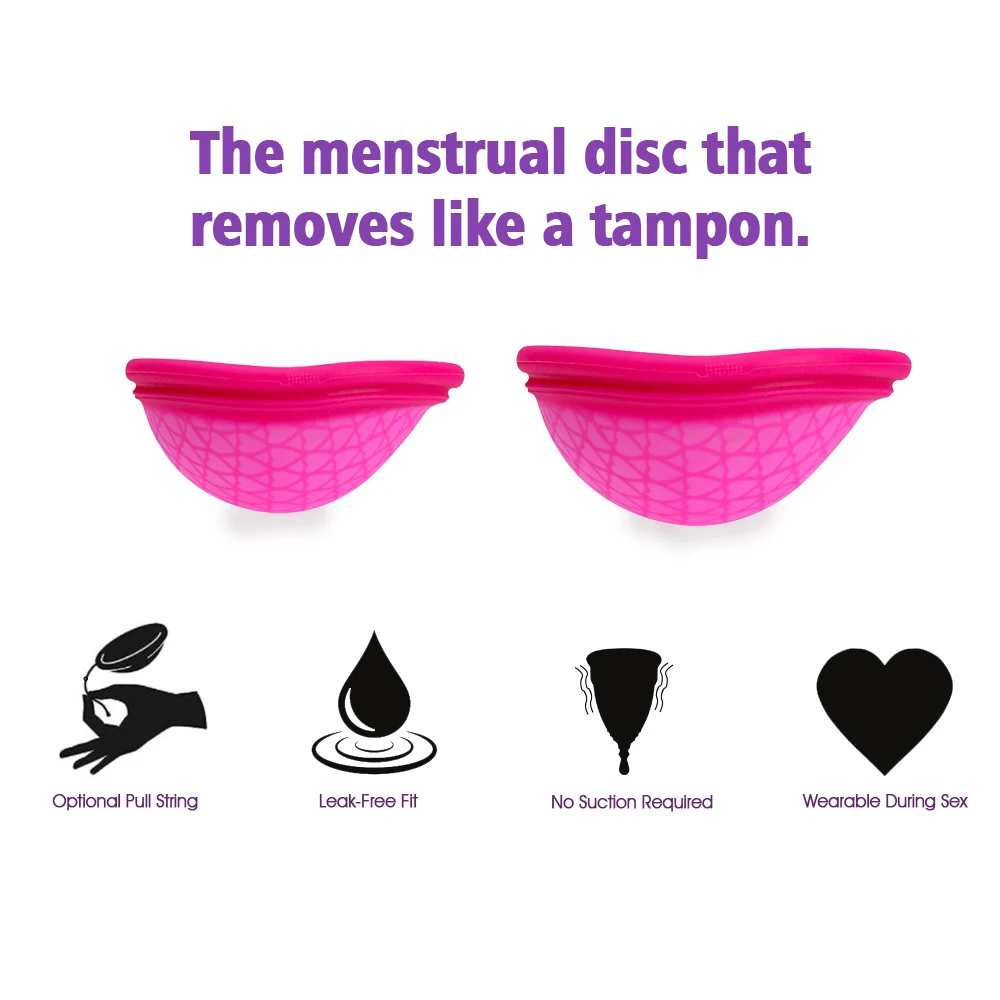 Wholesale Menstrual Disc Reusable Menstrual Disc Medical Grade Silicone Menstrual Disc