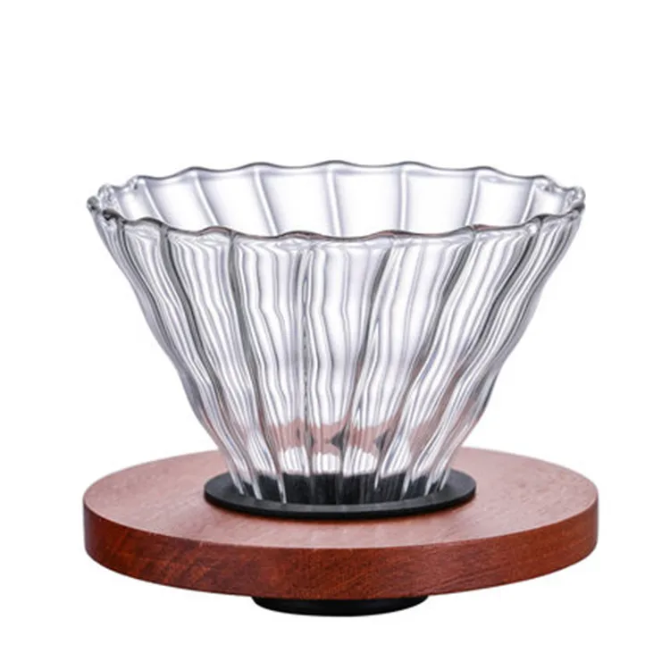 
Handmade Mouth Blown Glass Coffee Server Filter Glass leak 