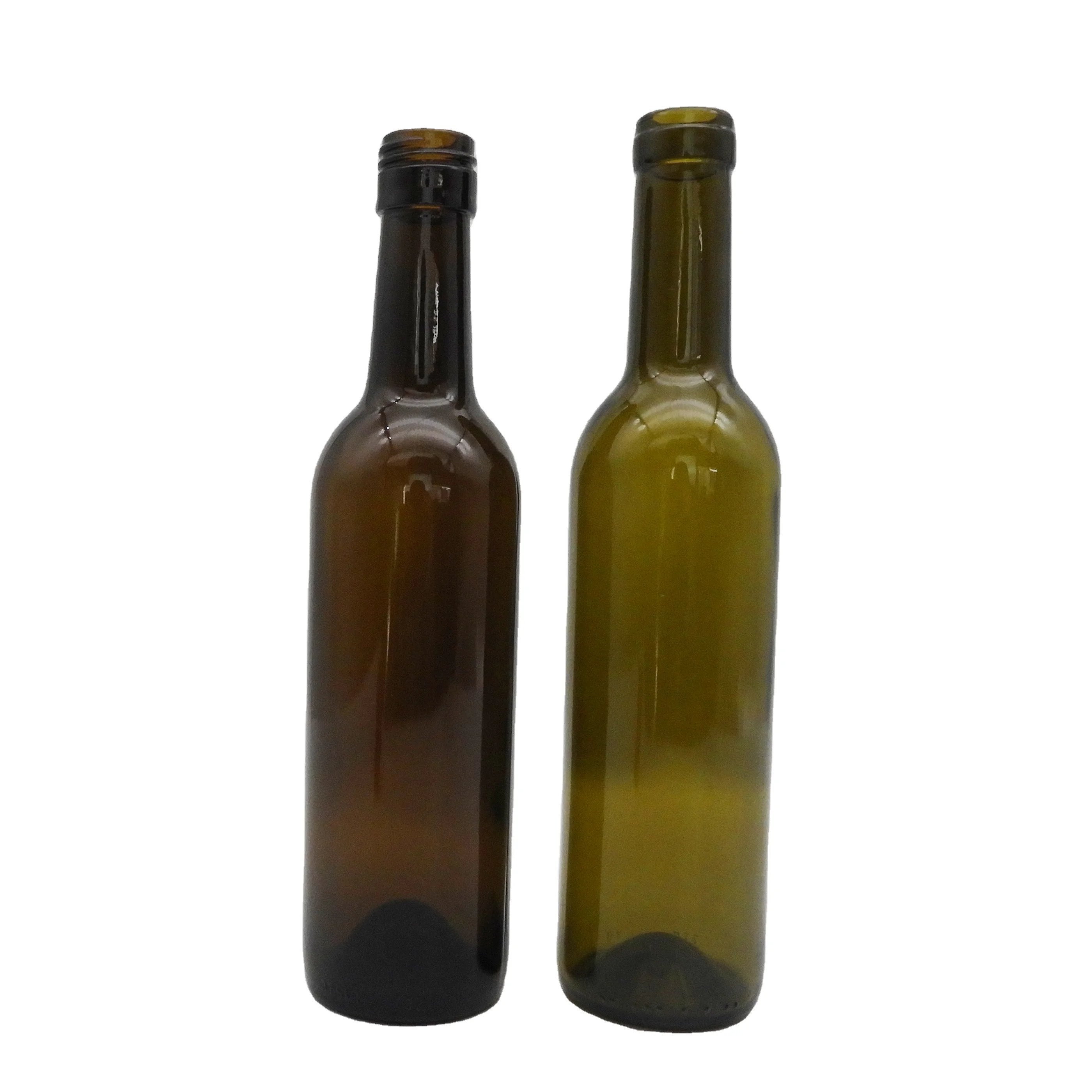 Antique Green 75cl/750ML Wine Glass Bottle with Screw Cap for Bordeaux Mineral Water Drinking Screen Printing Wholesale Price