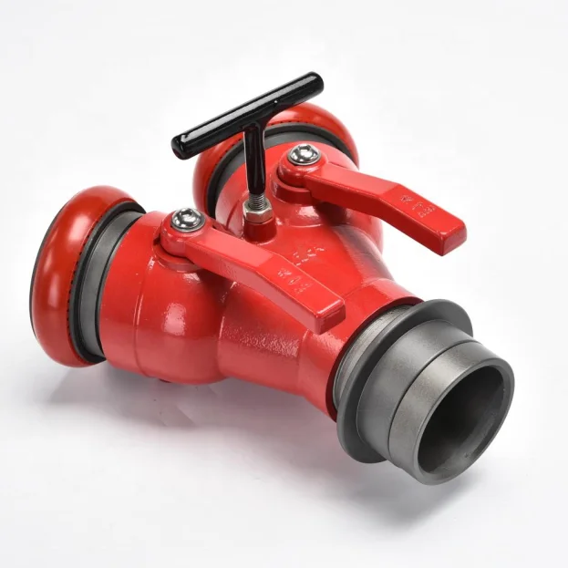 XHYXFire Aluminum Y Type Fire Hydrant Water Divider Mahcino Fire Department Connection Water Divider