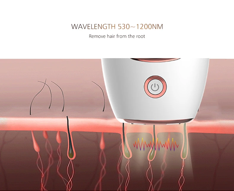 Portable Home Use body IPL Hair Remover Device with invisible shaver 1757