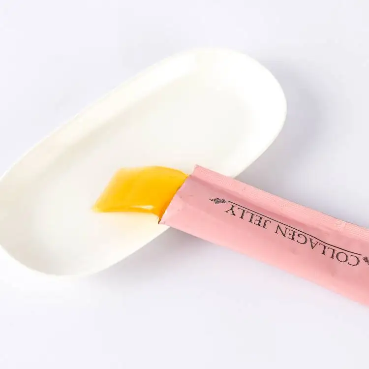OEM custom private label fruit jelly candy vitamin edible delicious collagen jelly stick