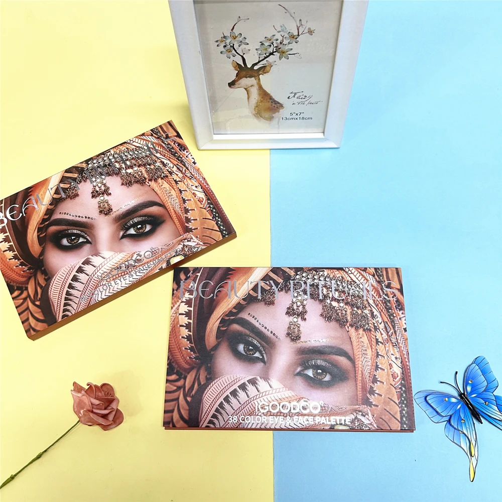 Top Selling High Pigmented Vegan Waterproof Longwearing Multi Colors Eyeshadow Palette Nude