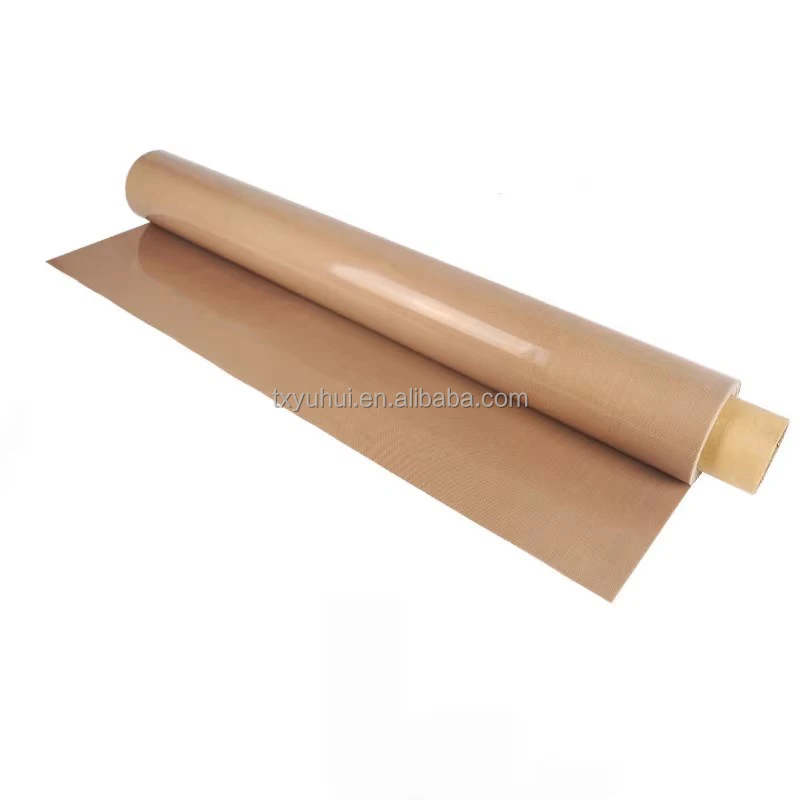 Food Grade Light Brown 0.08mm/0.13mm Non-Stick Teflonn PTFE Baking Sheet