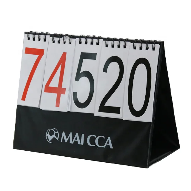 Digital PVC material five-figure sports game scoreboard, manual digital football scoreboard