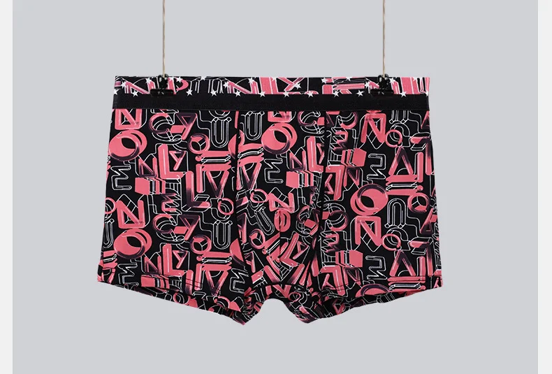 Nylon Men Boxers Shorts Fashion Mid-rise Panties Ice Silk Boxer Briefs Wholesale High Quality Canned 4 Packs for Men Knitted