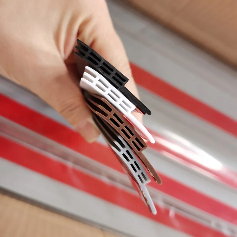 2 door-mounted windshields Silicone door bottom sealing strip baffle Door bottom sound insulation and insect-proof sealing strip