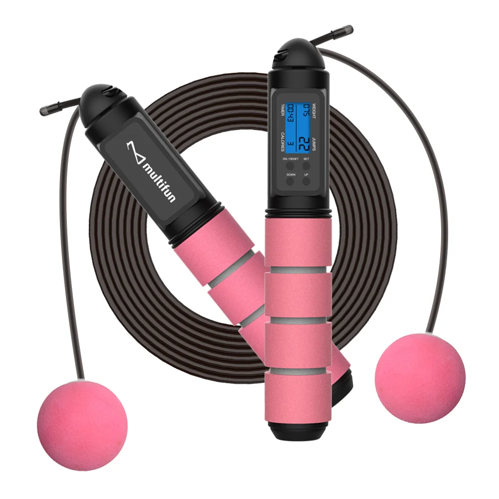 Heavy Counting Skipping Jump Rope Cordless Jump Rope Two in One